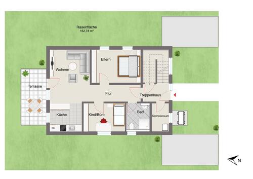 Erdgeschoss - Zweifamilienhaus mit 165,00 m² in Hildesheim zum Kaufen