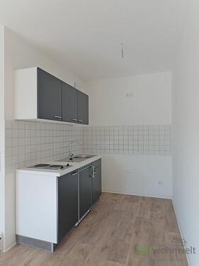 Einbauküche in Kochnische - 1 Zimmer Etagenwohnung in Meiningen