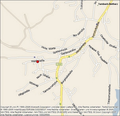 Stadtplan - Erdgeschoßwohnung mit 70,61 m&sup2; in Tambach-Dietharz zum Kaufen
