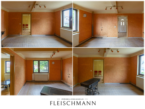 Blick in das Erdgeschoss - 5 Zimmer Doppelhaushälfte in Zella-Mehlis