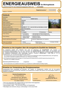 Energieausweis S. 1 - 