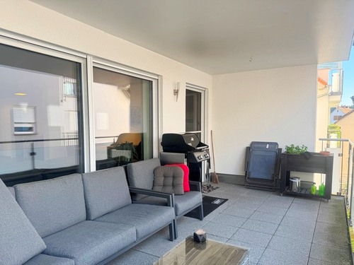 Balkon - Ihr neues Zuhause nahe Bodensee - stilvolle & altersgerechte 3,5-Zimmer-Wohnung in Oberuhldingen