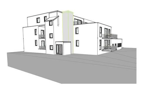 Ansicht 3 - Etagenwohnung mit 89,09 m&sup2; in Schweich zum Kaufen