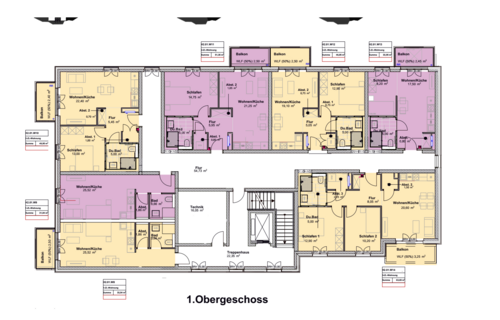 1. Obergeschoss - Mehrfamilienhaus, Wohnhaus mit 1.480,00 m&sup2; in Trier zum Kaufen