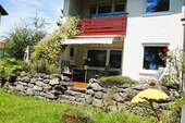 Blumen Terrasse.JPG - 5 Zimmer Mehrfamilienhaus, Wohnhaus zum Kaufen in Isny im Allgäu