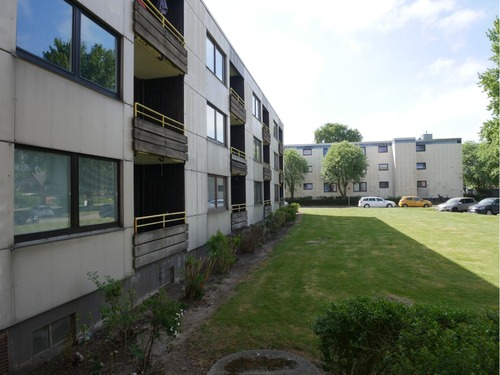 Ausblick vom Balkon - 2- Zimmerwohnung mit 58,00 m&sup2; in Husum zum Kaufen