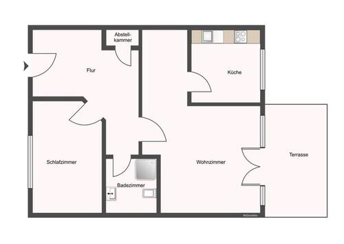 Foto - 2 Zimmer Terrassenwohnung in Naunhof