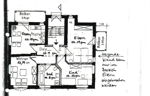Foto - 3 Zimmer Hochparterre zum Kaufen in Sonneberg