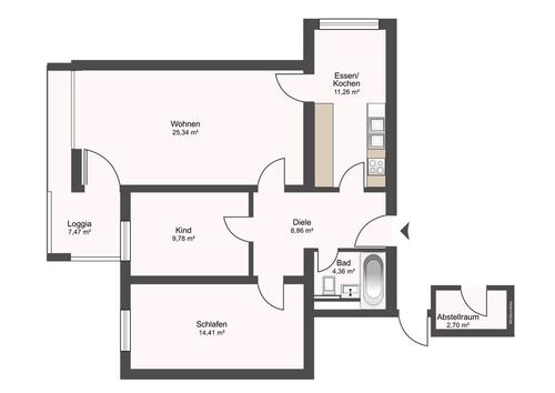 Foto - Etagenwohnung in Celle zur Miete
