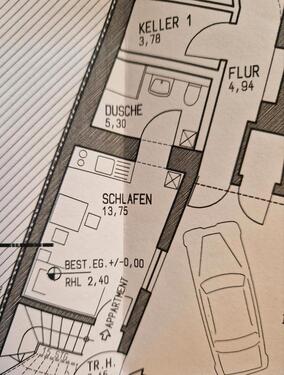 Foto - 1-Zimmer-Appartment in OBERMOSCHEL u vermieten, ca. 20 qm