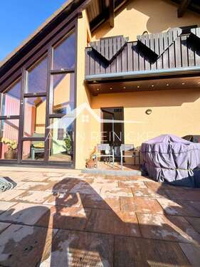 Terrasse mit verglastem Eckbereich - 