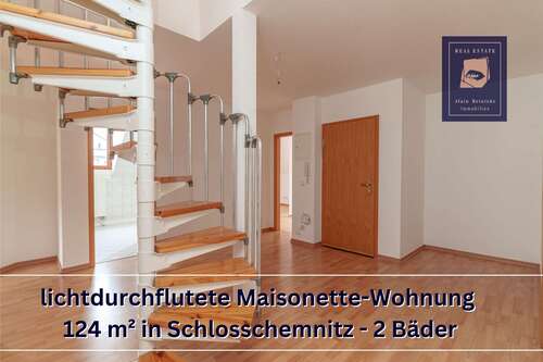 Wohnzimmer - 4 Zimmer 4- Zimmerwohnung zum Kaufen in Chemnitz