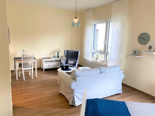 Wohnzimmer - 1 Zimmer Etagenwohnung in Papenburg