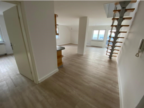 Wohnbereich mit Aufgang zum Dachspitz - 