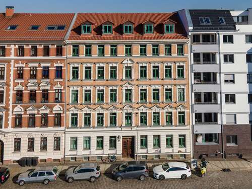 Außenansicht - 3 Zimmer Erdgeschoßwohnung zum Kaufen in Leipzig