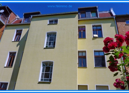 Hausansicht vom Hof aus - 3 Zimmer Etagenwohnung zur Miete in Köthen