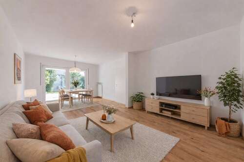 Möblierungsbeispiel - Wohnen - 3.5 Zimmer Reihenendhaus zur Miete in Geisenfeld