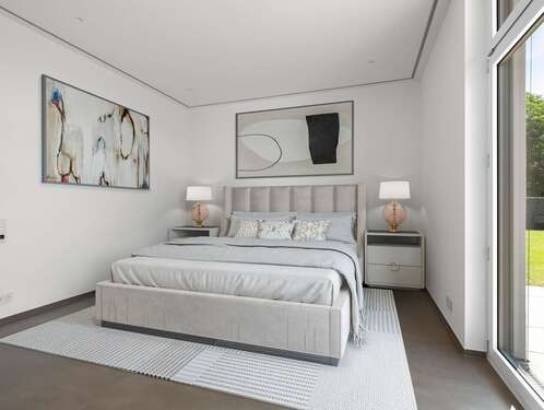 Schlafzimmer - Erdgeschoßwohnung mit 271,00 m&sup2; in Pleidelsheim zum Kaufen