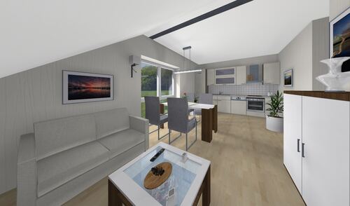 2023 10 30 MFH Friedrich Kreuz - 2.5 Zimmer Dachgeschoßwohnung in Ötzingen