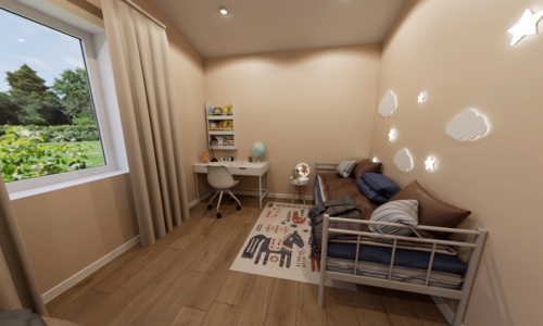 Dachgeschosswohnung Kinder - oder Schlafzimmer - 