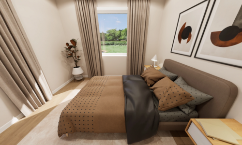 Erdgeschosswohnung Schlafzimmer 1 - 