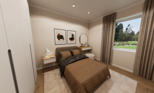 Erdgeschosswohnung Schlafzimmer 2 - 