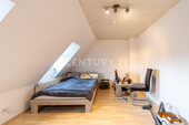 Schlafzimmer - Dachgeschoßwohnung mit 55,00 m² in Dortmund - Westrich zum Kaufen