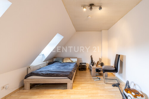 Schlafzimmer - Dachgeschoßwohnung mit 55,00 m² in Dortmund - Westrich zum Kaufen