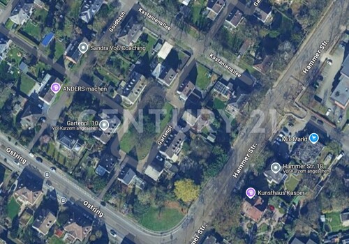 Luftbild: Gartenplatz 10 in Kamen - 2 Zimmer Dachgeschoßwohnung zur Miete in Kamen