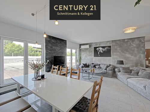 Offener Küchenbereich - Arbeiten und exklusives Wohnen an einem Ort!