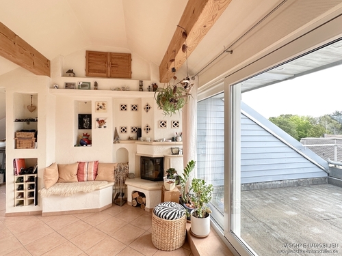 Kaminecke / Balkon - Dachgeschoßwohnung mit 87,71 m&sup2; in Eschweiler / Kinzweiler zum Kaufen