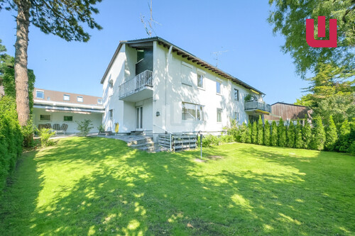 Gartenansicht - Provisionsfrei! Modernes & renoviertes DHH für eine große Familie in ruhiger Lage von Gröbenzell-Süd