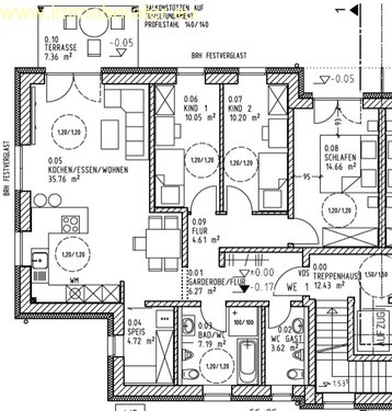 Foto - 4 Zimmer Erdgeschoßwohnung in Schwandorf