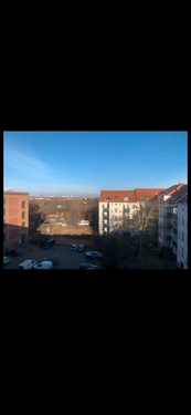 Biick aus Schlafzimmerfenster - 1 Zimmer Dachgeschoßwohnung in Leipzig