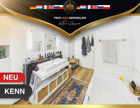 1 - ++ LUXUS 2,5 ZKB TERRASSE EXKLUSIVE GARTENNUTZUNG HOCHWERTIGE AUSSTATTUNG OFFENE KÜCHE BARRIEREFREIE DUSCHE AUFZUG WEG ++