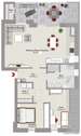 Grundriss Wohnung 8 - Exklusive Neubauwohnungen im Zentrum von Ostercappeln
