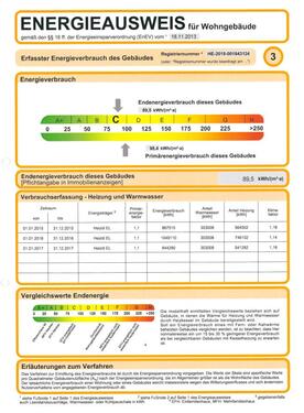 Energieausweis - 