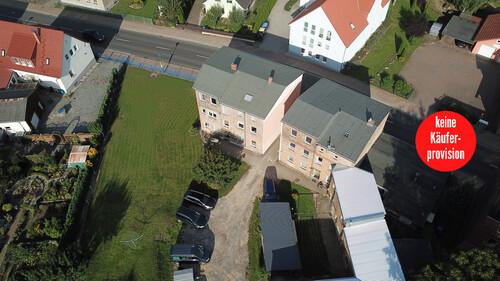 Luftbild Grundstück mit Häusern - HORN IMMOBILIEN ++ ZWEI Mehrfamilienhäuser - voll vermietet - ideal als Kapitalanlage