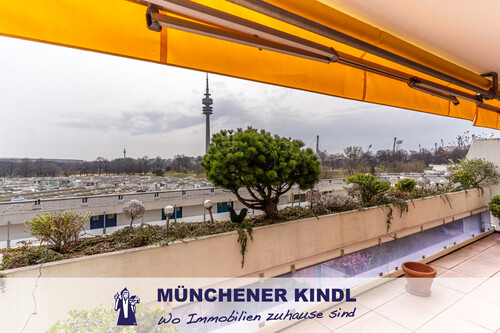 Balkon - Top-Lage Olympisches Dorf: Attraktive 3-Zimmer-Wohnung mit idealer Verkehrsanbindung