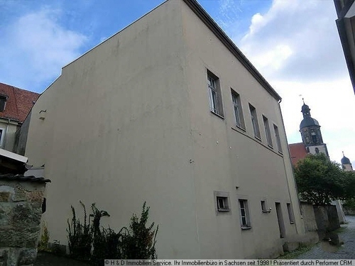 Blick Hinterhaus - Wohn- & Geschäftshaus zum Kaufen in Dippoldiswalde