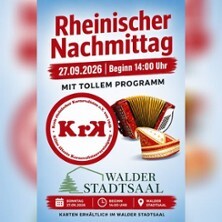 Rheinischer Nachmittag | Walder Stadtsaal