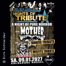 Nights of tribute Danzig + MISFITS Cover | 2 Tribute Bands mit Mother + Astra Zom