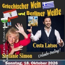 Griechischer Wein und Berliner Weiße - Mit Stefanie Simon und Costa Latsos
