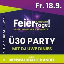 Ü30 Party mit DJ Uwe Dienes - Bienwaldhalle