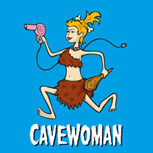 Cavewoman in Bayreuth