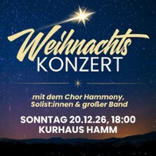 Weihnachtskonzert - Chor, Solist/innen und große Band