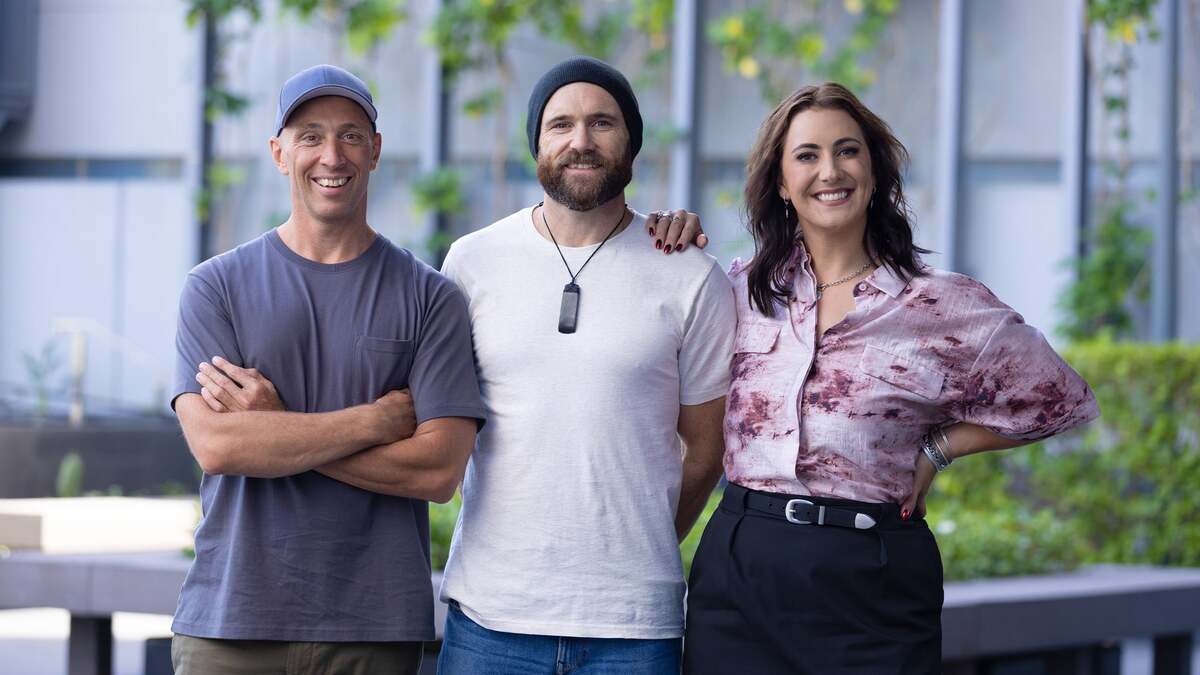 Fletch, Vaughan and Hayley Live